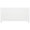 vidaXL Κρεβάτι ημέρας χωρίς στρώμα Λευκό 75x190 cm Στερεό ξύλο πεύκο