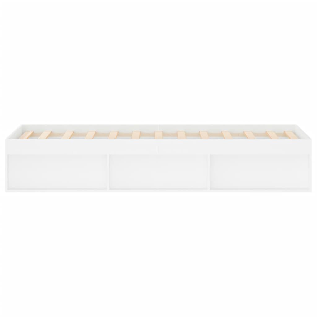 vidaXL Πλαίσιο Κρεβατιού Λευκό 120 x 190 εκ. Small Double