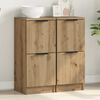 vidaXL Sideboards 2 &tau;&epsilon;&mu;ά&chi;&iota;&alpha; Artisan Oak 30x30x70cm &Kappa;&alpha;&tau;&alpha;&sigma;&kappa;&epsilon;&upsilon;&alpha;&sigma;&mu;έ&nu;&omicron; &xi;ύ&lambda;&omicron;