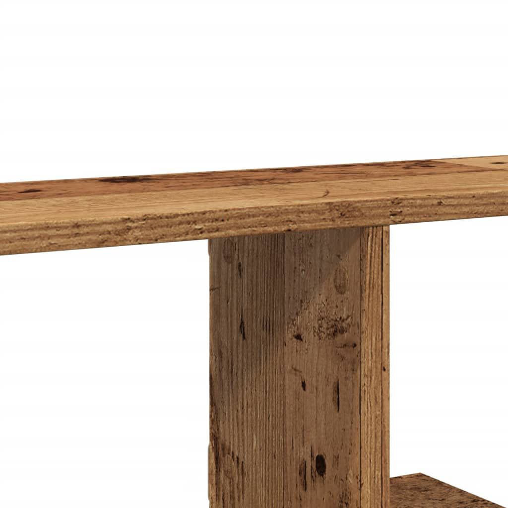 vidaXL Ράφι Τηλεόρασης Επιτοίχιο 125x18x23 εκ. Επεξ. Ξύλο