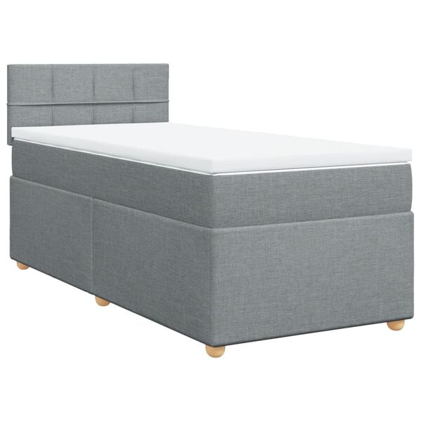 vidaXL &Kappa;&rho;&epsilon;&beta;ά&tau;&iota; Boxspring &mu;&epsilon; &Sigma;&tau;&rho;ώ&mu;&alpha; &Alpha;&nu;&omicron;&iota;&chi;&tau;ό &Gamma;&kappa;&rho;&iota; 100x200 &epsilon;&kappa;. &Upsilon;&phi;&alpha;&sigma;&mu;ά&tau;&iota;&nu;&omicron;