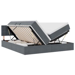 vidaXL &Kappa;&rho;&epsilon;&beta;ά&tau;&iota; &mu;&epsilon; &phi;ώ&tau;&alpha; &lambda;&omega;&rho;ί&delta;&alpha;&sigmaf; LED &Sigma;&kappa;&omicron;ύ&rho;&omicron; &Gamma;&kappa;&rho;&iota; 180 x 200 cm &Beta;&epsilon;&lambda;&omicron;ύ&delta;&omicron;