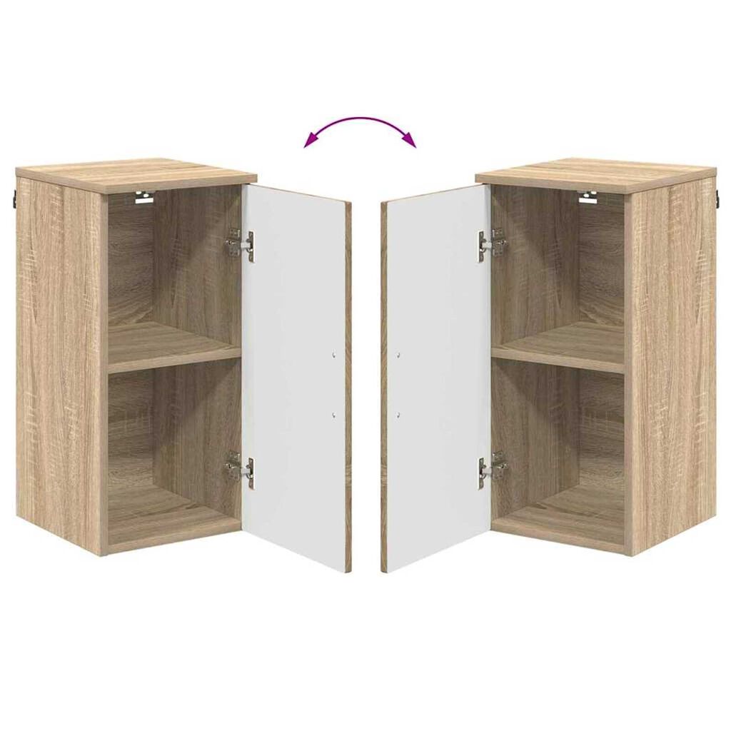 vidaXL Ντουλάπι Μπάνιου με αποθήκευση Sonoma Δρυς 30 x 31,5 x 61 εκ