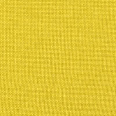 vidaXL Καναπές Διθέσιος Ανοιχτό Κίτρινο 140 εκ. Υφασμάτινος