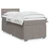 vidaXL &Kappa;&rho;&epsilon;&beta;ά&tau;&iota; Boxspring &mu;&epsilon; &Sigma;&tau;&rho;ώ&mu;&alpha; Taupe 80x200 &epsilon;&kappa;. &Upsilon;&phi;&alpha;&sigma;&mu;ά&tau;&iota;&nu;&omicron;