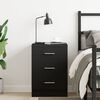 vidaXL Κομοδίνο Μαύρο 38 x 35 x 56 εκ. από Μοριοσανίδα