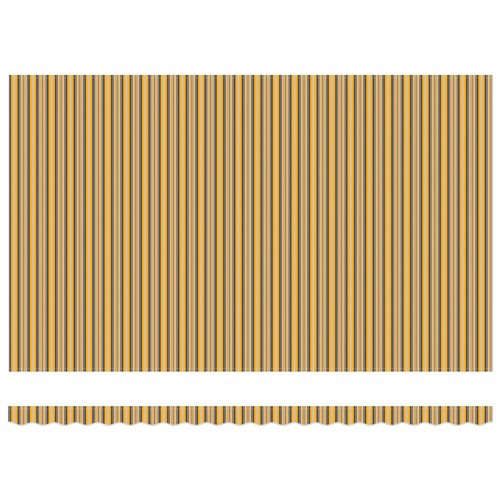 vidaXL Ανασυρόμενη Τέντα Ριγέ 500x300 cm