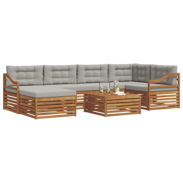 vidaXL &Sigma;&epsilon;&iota;&rho;ά &Kappa;&alpha;&nu;&alpha;&pi;έ &Epsilon;&xi;&omega;&tau;&epsilon;&rho;&iota;&kappa;&omicron;ύ 7 pcs &Phi;&upsilon;&sigma;&iota;&kappa;ό &kappa;&alpha;&iota; &Alpha;&nu;&omicron;&iota;&chi;&tau;ό &Gamma;&kappa;&rho;&iota;