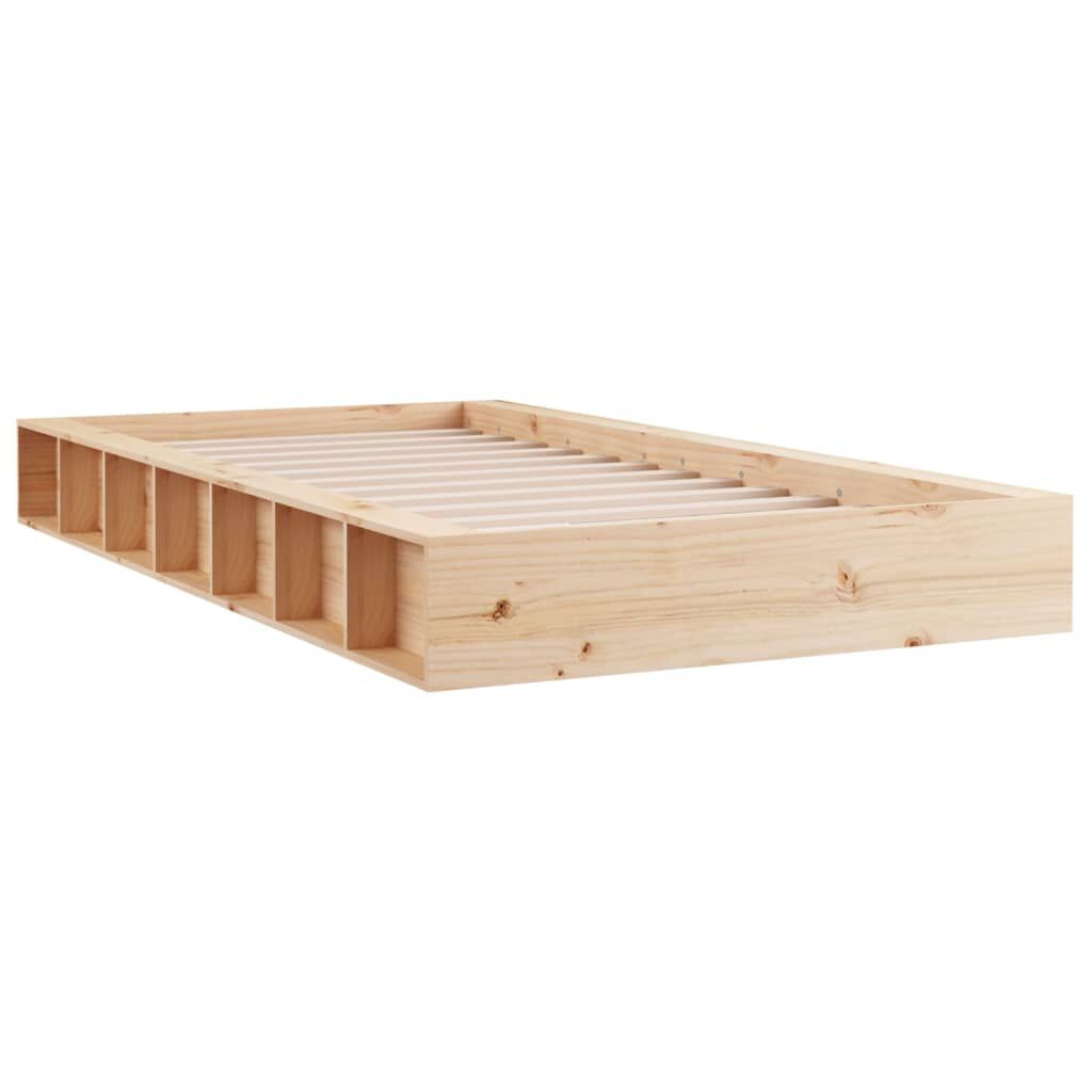 vidaXL Πλαίσιο Κρεβατιού 90 x 200 εκ. από Μασίφ Ξύλο