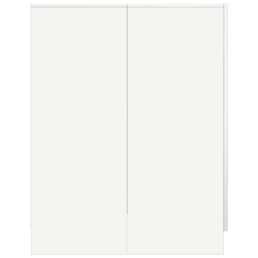 vidaXL Ντουλάπι Πλυντηρίου Λευκό 71 x 71,5 x 91,5 εκ.
