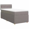 vidaXL &Kappa;&rho;&epsilon;&beta;ά&tau;&iota; Boxspring &mu;&epsilon; &Sigma;&tau;&rho;ώ&mu;&alpha; Taupe 90x190 &epsilon;&kappa;.&Upsilon;&phi;&alpha;&sigma;&mu;ά&tau;&iota;&nu;&omicron;