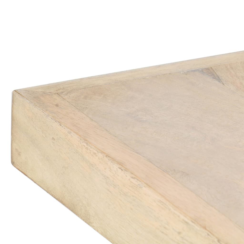 vidaXL Τραπεζαρία 180 x 90 x 76 εκ. από Μασίφ Ξεβαμμένο Ξύλο Μάνγκο