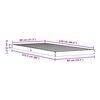 vidaXL Κρεβάτι δαπέδου Φυσικό 80 x 220 cm Μασίφ ξύλο πεύκου