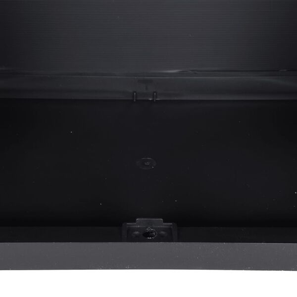 vidaXL Ντουλάπι Αποθ. Εξ. Χώρου Μαύρο 97x37x165εκ. Πολυπροπυλένιο
