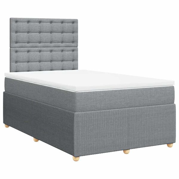 vidaXL &Kappa;&rho;&epsilon;&beta;ά&tau;&iota; Boxspring &mu;&epsilon; &Sigma;&tau;&rho;ώ&mu;&alpha; &Alpha;&nu;&omicron;&iota;&chi;&tau;ό &Gamma;&kappa;&rho;&iota; 120x200 &epsilon;&kappa;. &Upsilon;&phi;&alpha;&sigma;&mu;ά&tau;&iota;&nu;&omicron;