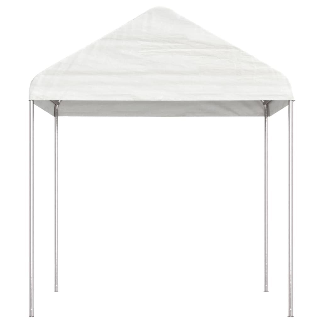 vidaXL Κιόσκι με Τέντα Λευκό 15,61 x 2,28 x 2,69 μ. από Πολυαιθυλένιο