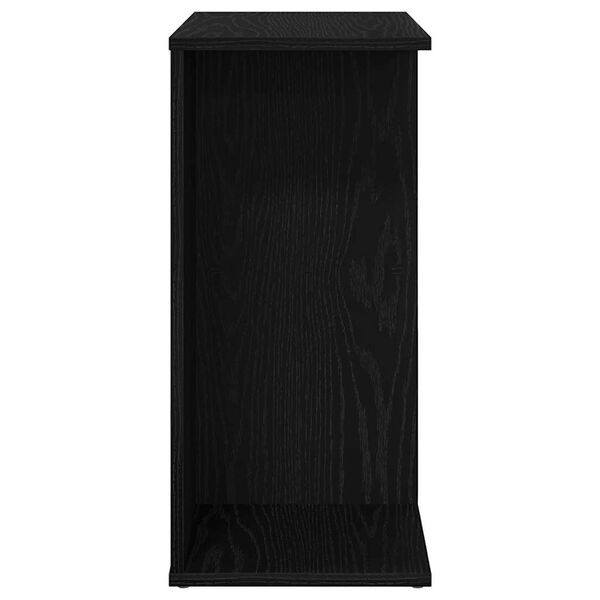 vidaXL Κομοδίνα 2 τεμ Μαύρη Δρυς 46,5x29x61 cm Κατασκευασμένο ξύλο