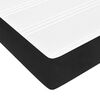 vidaXL Κρεβάτι Boxspring με Στρώμα Μαύρο 120 x 200 εκ. Βελούδινο