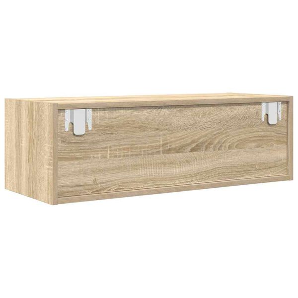 vidaXL Έπιπλο Τηλεόρασης Sonoma Δρυς 80x31x25,5 εκ. Επεξ. Ξύλο