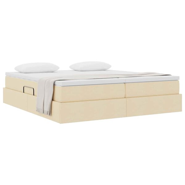 vidaXL &Kappa;&rho;&epsilon;&beta;ά&tau;&iota; &mu;&epsilon; &alpha;&pi;&omicron;&theta;&eta;&kappa;&epsilon;&upsilon;&tau;&iota;&kappa;ό &chi;ώ&rho;&omicron; &kappa;&alpha;&iota; &sigma;&tau;&rho;ώ&mu;&alpha; &Kappa;&rho;&epsilon;&mu; 200 x 200 cm