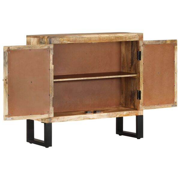 vidaXL Ντουλάπι 80 x 30 x 76 εκ. από Μασίφ Ξύλο Μάνγκο