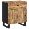 vidaXL Κομοδίνο 50x33x60 εκ. Μασίφ Ξύλο Μάνγκο & Επεξεργασμένο Ξύλο