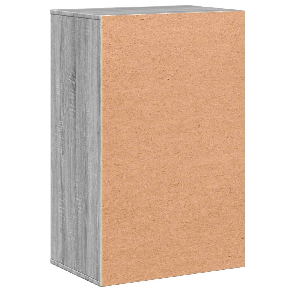 vidaXL Ραφιέρα με Ντουλάπια Γκρι Sonoma 56,5x39x90 εκ. Επεξ. Ξύλο