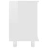 vidaXL Ντουλάπι Νιπτήρα Γυαλιστερό Λευκό 60x32x53,5 εκ. Επεξ. Ξύλο