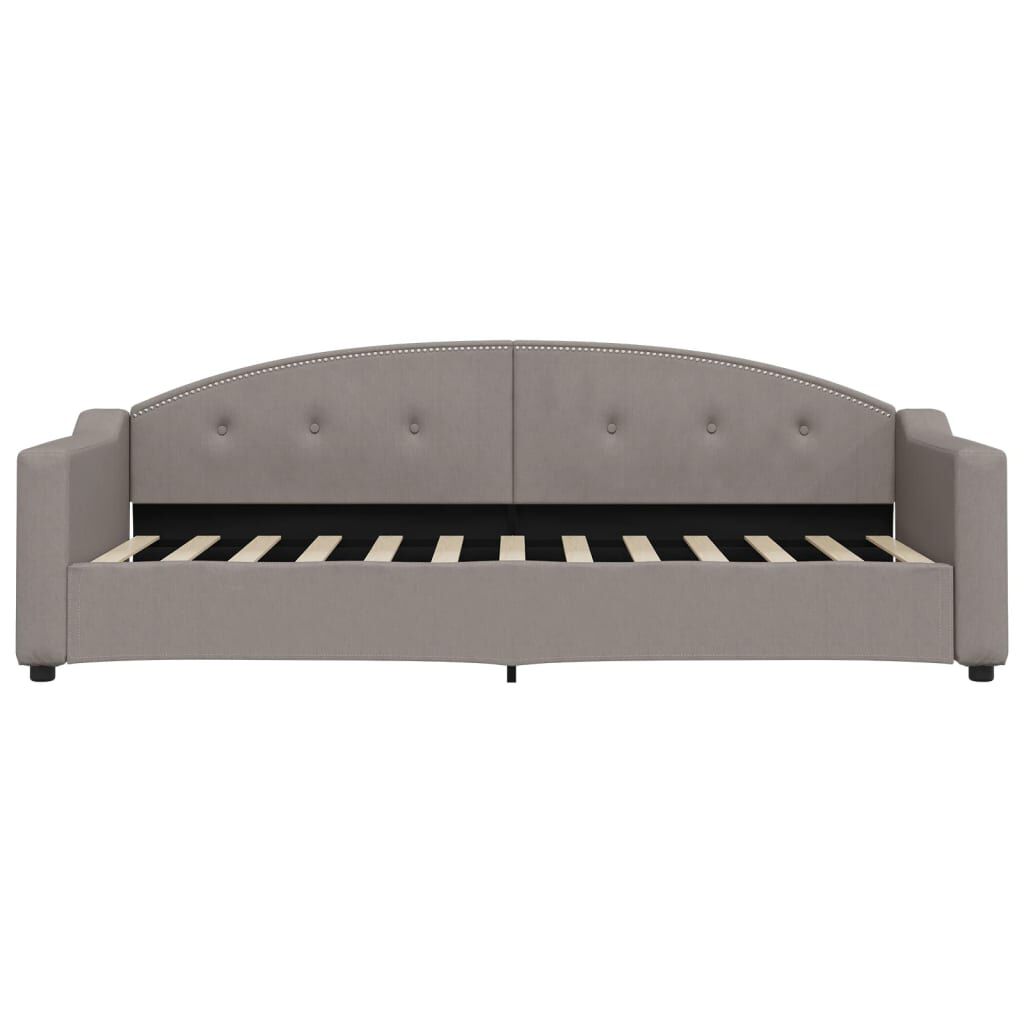 vidaXL Καναπές Κρεβάτι Taupe 80 x 200 εκ. Υφασμάτινος