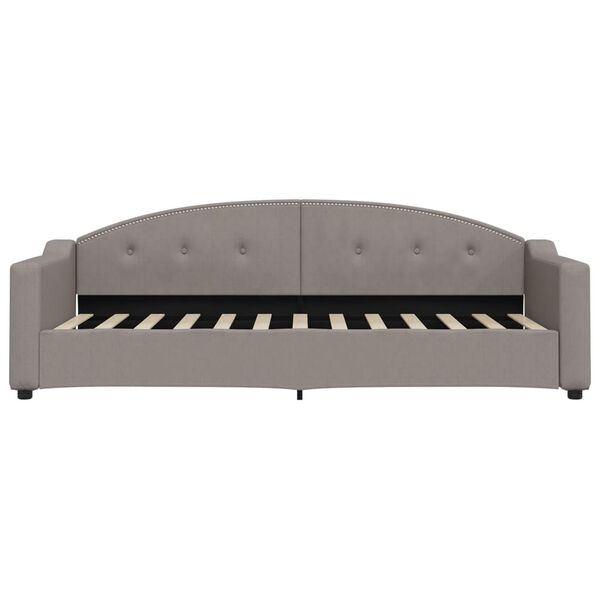 vidaXL Καναπές Κρεβάτι Taupe 80 x 200 εκ. Υφασμάτινος