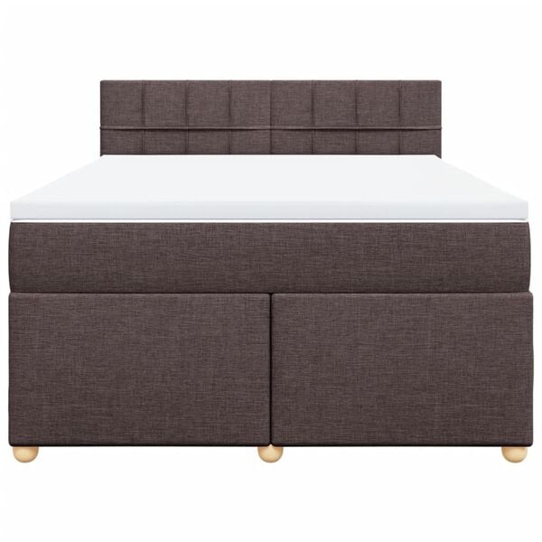 vidaXL &Kappa;&rho;&epsilon;&beta;ά&tau;&iota; Boxspring &mu;&epsilon; &Sigma;&tau;&rho;ώ&mu;&alpha; &Sigma;&kappa;&omicron;ύ&rho;&omicron; &Kappa;&alpha;&phi;έ 160x200 &epsilon;&kappa; &Upsilon;&phi;&alpha;&sigma;&mu;ά&tau;&iota;&nu;&omicron;
