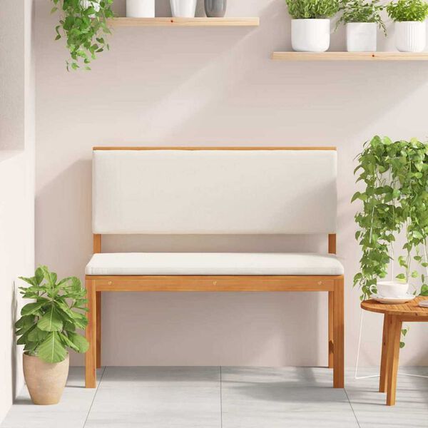 vidaXL Παγκάκι κήπου Καφέ 100 x 50 x 91 εκ. Μασίφ ξύλο ακακίας