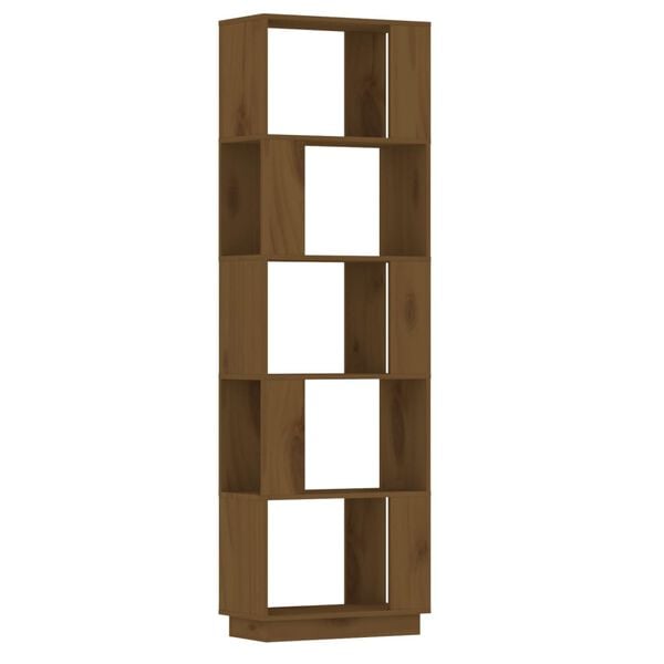 vidaXL Βιβλιοθήκη/Διαχωριστικό Χώρου Μελί 51x25x163,5 εκ. Μασίφ Ξύλο