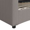 vidaXL Καναπές Κρεβάτι Taupe 80 x 200 εκ. Υφασμάτινος