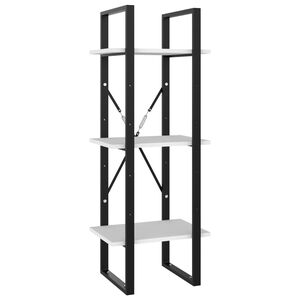 vidaXL &Beta;&iota;&beta;&lambda;&iota;&omicron;&theta;ή&kappa;&eta; &mu;&epsilon; 3 &Rho;ά&phi;&iota;&alpha; &Lambda;&epsilon;&upsilon;&kappa;ή 40 x 30 x 105 &epsilon;&kappa;. &alpha;&pi;ό &Epsilon;&pi;&epsilon;&xi;. &Xi;ύ&lambda;&omicron;