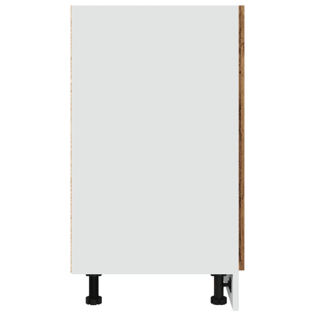 vidaXL Κάτω ντουλάπι Lyon Παλιό ξύλο 60x46x81,5 cm Κατασκευασμένο ξύλο
