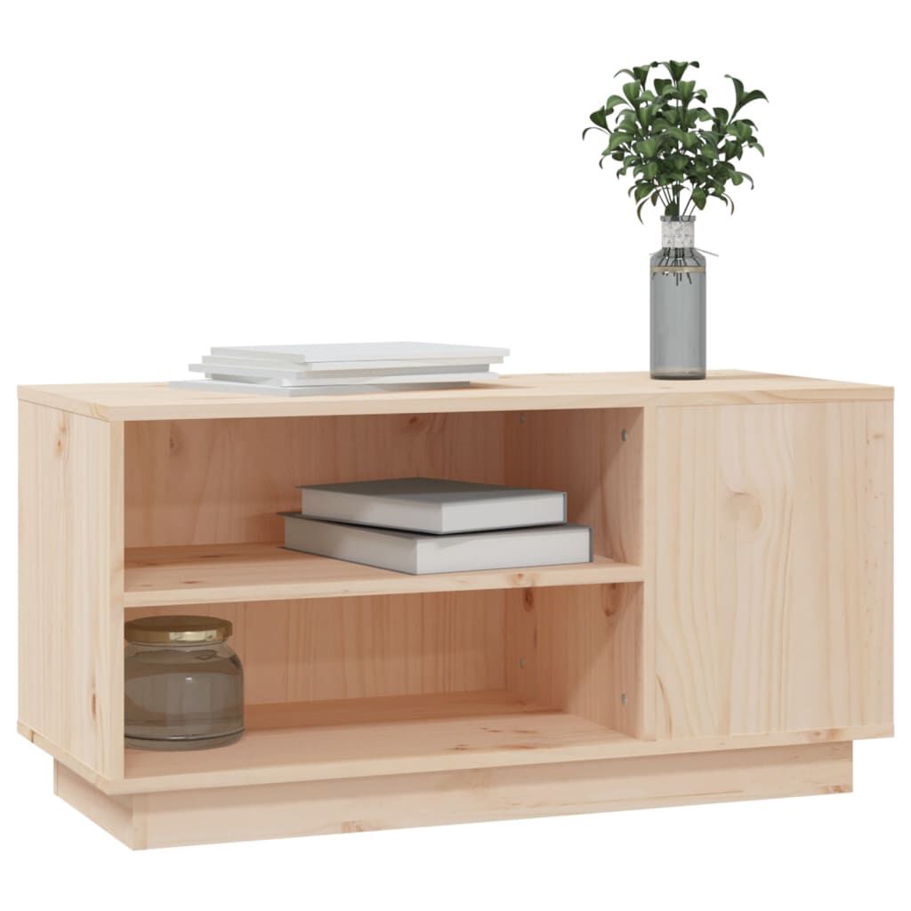 vidaXL Έπιπλο Τηλεόρασης 80 x 35 x 40,5 εκ. από Μασίφ Ξύλο Πεύκου