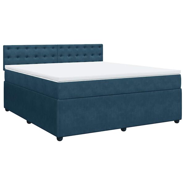 vidaXL &Kappa;&rho;&epsilon;&beta;ά&tau;&iota; Boxspring &mu;&epsilon; &Sigma;&tau;&rho;ώ&mu;&alpha; &Mu;&pi;&lambda;&epsilon; 180x200 &epsilon;&kappa;. &Beta;&epsilon;&lambda;&omicron;ύ&delta;&iota;&nu;&omicron;