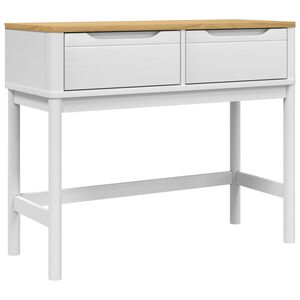 vidaXL &Tau;&rho;&alpha;&pi;έ&zeta;&iota; &Kappa;&omicron;&nu;&sigma;ό&lambda;&alpha; FLORO &Lambda;&epsilon;&upsilon;&kappa;ό 89,5x36,5x73 &epsilon;&kappa;. &Mu;&alpha;&sigma;ί&phi; &Xi;ύ&lambda;&omicron; &Pi;&epsilon;ύ&kappa;&omicron;&upsilon;