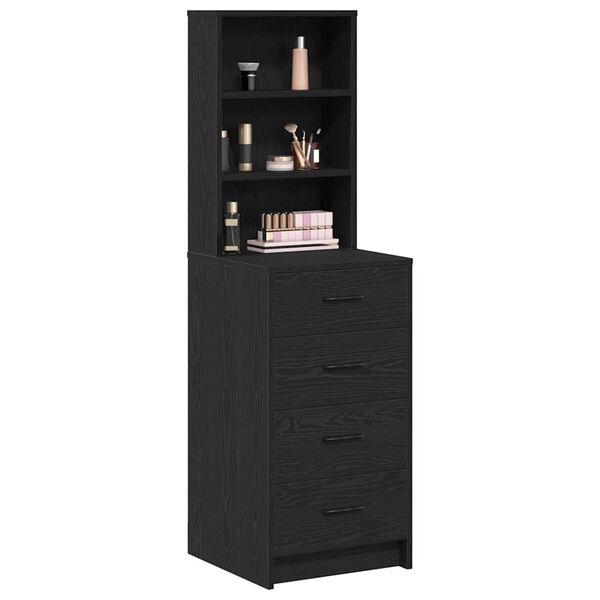 vidaXL Highboard &Mu;&alpha;ύ&rho;&eta; &delta;&rho;&upsilon;&sigmaf; 40 x 41 x 135 &epsilon;&kappa;. &Epsilon;&pi;&epsilon;&xi;&epsilon;&rho;&gamma;&alpha;&sigma;&mu;έ&nu;&omicron; &xi;ύ&lambda;&omicron;