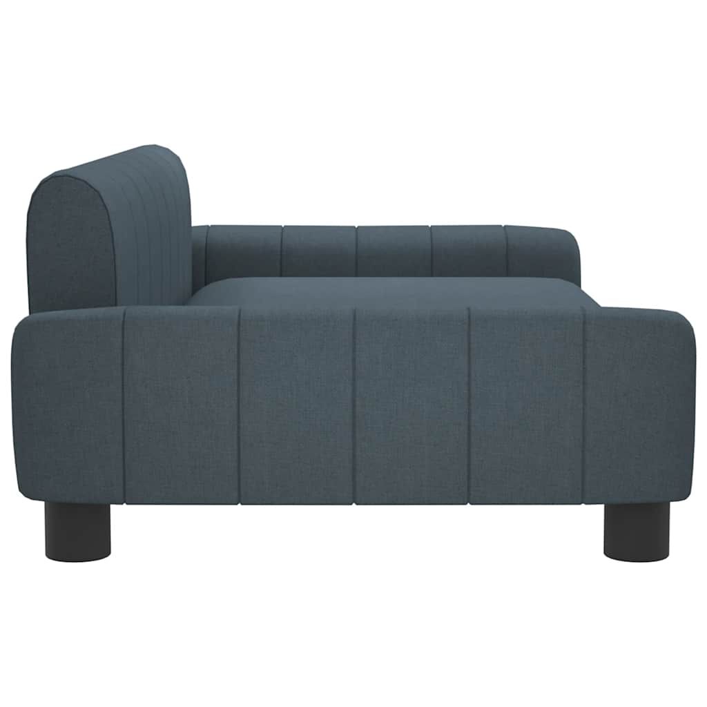 vidaXL Κρεβάτι Σκύλου Σκούρο Γκρι 90 x 53 x 30 εκ. Υφασμάτινο