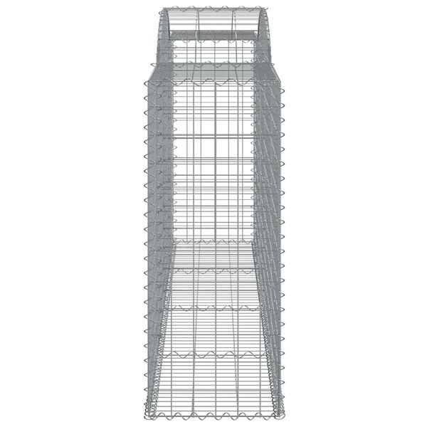 vidaXL Συρματοκιβώτιο Τοξωτό 300x50x120/140εκ. από Γαλβανισμένο Χάλυβα