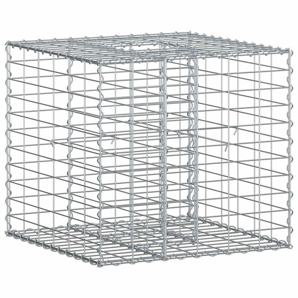vidaXL &Alpha;&nu;&alpha;&sigma;&eta;&kappa;&omega;&mu;έ&nu;&omicron; &kappa;&rho;&epsilon;&beta;ά&tau;&iota; gabion &Alpha;&sigma;&eta;&mu;ί 60 x 60 x 55 &epsilon;&kappa;
