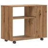 vidaXL Side Table Artisan Oak 70x35x60,5 cm &Kappa;&alpha;&tau;&alpha;&sigma;&kappa;&epsilon;&upsilon;&alpha;&sigma;&mu;έ&nu;&omicron; &xi;ύ&lambda;&omicron;