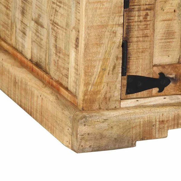 vidaXL Τραπεζάκι Σαλονιού 90x50x40 εκ. Μασίφ Ξύλο Ρουστίκ Μάνγκο