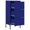 vidaXL Ντουλάπι Αποθήκευσης Ναυτικό Μπλε 42,5x35x101,5 εκ. από Ατσάλι