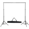 vidaXL Κιτ Φωτογραφικού Στούντιο με Σετ Φώτα, Φόντο & Ανακλαστήρα