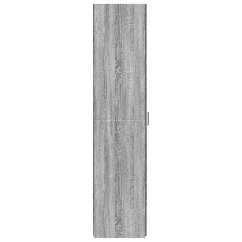 vidaXL Ντουλάπι Γκρι Sonoma 50x42,5x185 εκ. από Επεξεργασμένο Ξύλο