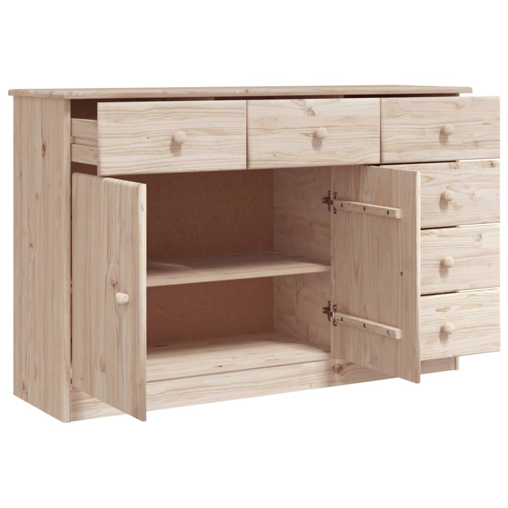 vidaXL Ντουλάπι ALTA 112 x 35 x 73 εκ. από Μασίφ Ξύλο Πεύκου