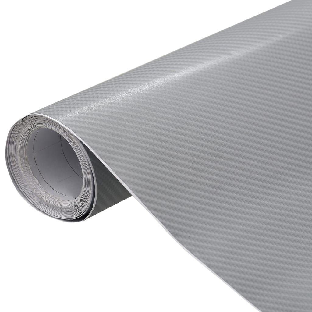 vidaXL Μεμβράνες Αυτοκινήτου 4D 2 τεμ. Ασημί 100x150 εκ. & 50x150 εκ.